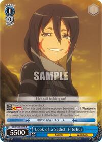 Pitohui R waifu card — Weiss Schwarz