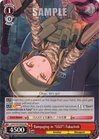 Fukaziroh RR waifu card — Weiss Schwarz