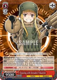 Fukaziroh RR waifu card — Weiss Schwarz