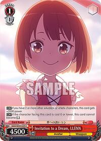 LLENN U waifu card — Weiss Schwarz