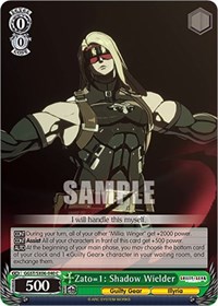 Zato=1: Shadow Wielder C waifu card — Weiss Schwarz