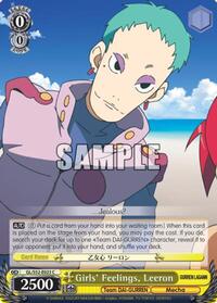 Leeron C waifu card — Weiss Schwarz