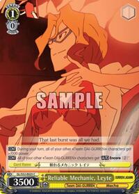 Leyte C waifu card — Weiss Schwarz