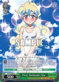 Nia C waifu card — Weiss Schwarz