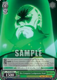 Bio-Computer Lordgenome Head C waifu card — Weiss Schwarz