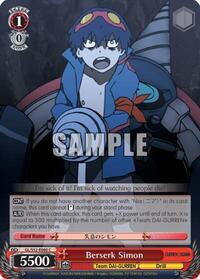 Berserk Simon C waifu card — Weiss Schwarz