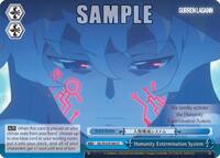 Humanity Extermination System CC waifu card — Weiss Schwarz