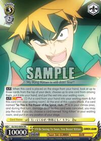 You Bozos! Kittan RR waifu card — Weiss Schwarz