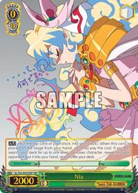 Nia SSP waifu card — Weiss Schwarz