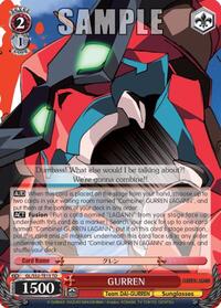 GURREN TrialDeck waifu card — Weiss Schwarz