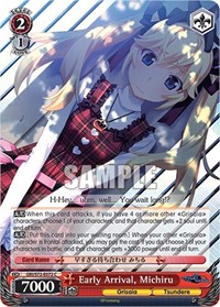 Michiru C waifu card — Weiss Schwarz
