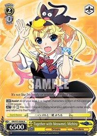 Michiru R waifu card — Weiss Schwarz