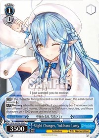 Yukihana Lamy C waifu card — Weiss Schwarz