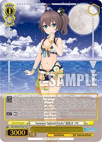 Natsuiro Matsuri (HLP) HololiveParallel waifu card — Weiss Schwarz