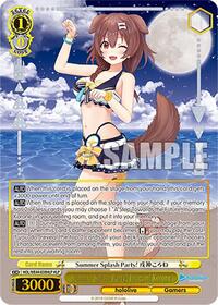Inugami Korone (HLP) HololiveParallel waifu card — Weiss Schwarz