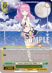 Himemori Luna (HLP) HololiveParallel waifu card — Weiss Schwarz