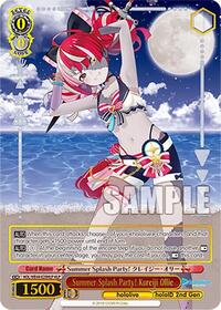 Kureiji Ollie HololiveParallel waifu card — Weiss Schwarz