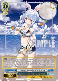 Usada Pekora HololiveParallel waifu card — Weiss Schwarz