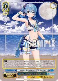 Hoshimachi Suisei (HLP) HololiveParallel waifu card — Weiss Schwarz