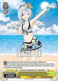 Amane Kanata Normal waifu card — Weiss Schwarz