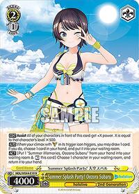 Oozora Subaru Normal waifu card — Weiss Schwarz