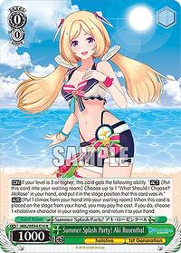 Aki Rosenthal Normal waifu card — Weiss Schwarz