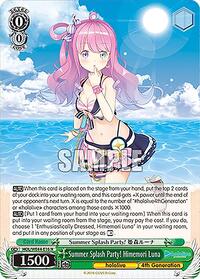 Himemori Luna Normal waifu card — Weiss Schwarz
