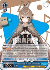 Nanashi Mumei R waifu card — Weiss Schwarz