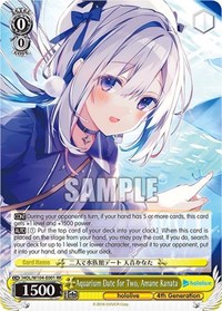 Amane Kanata RR waifu card — Weiss Schwarz