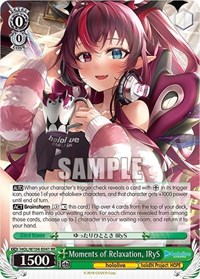 IRyS RR waifu card — Weiss Schwarz