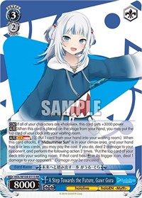 Gawr Gura RR waifu card — Weiss Schwarz