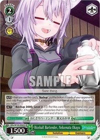 Nekomata Okayu SR waifu card — Weiss Schwarz