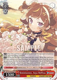 Anya Melfissa (SR) SR waifu card — Weiss Schwarz