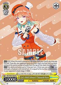 Takanashi Kiara TrialDeck waifu card — Weiss Schwarz