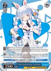 Usada Pekora U waifu card — Weiss Schwarz