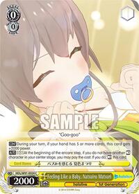 Natsuiro Matsuri C waifu card — Weiss Schwarz