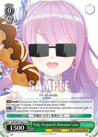 Himemori Luna C waifu card — Weiss Schwarz