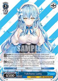 Yukihana Lamy C waifu card — Weiss Schwarz
