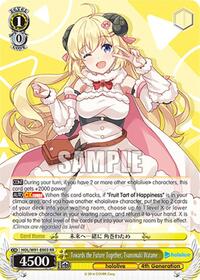 Tsunomaki Watame RR waifu card — Weiss Schwarz