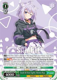 Nekomata Okayu RR waifu card — Weiss Schwarz