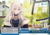 Peaceful Moment (RRR) RRR waifu card — Weiss Schwarz