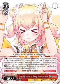 Momosuzu Nene RRR waifu card — Weiss Schwarz