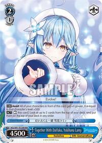 Yukihana Lamy RRR waifu card — Weiss Schwarz