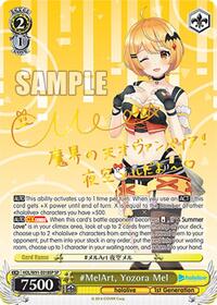 Yozora Mel SR waifu card — Weiss Schwarz