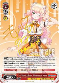 Momosuzu Nene SR waifu card — Weiss Schwarz