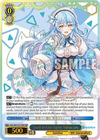 Yukihana Lamy SSP waifu card — Weiss Schwarz
