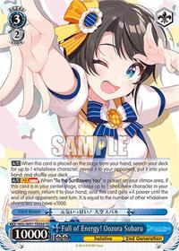 Oozora Subaru TrialDeck waifu card — Weiss Schwarz