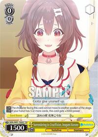 Inugami Korone TrialDeck waifu card — Weiss Schwarz