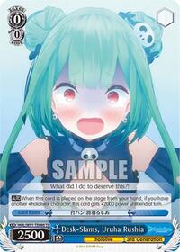 Uruha Rushia TrialDeck waifu card — Weiss Schwarz