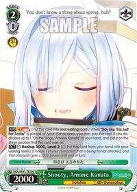Amane Kanata TrialDeck waifu card — Weiss Schwarz
